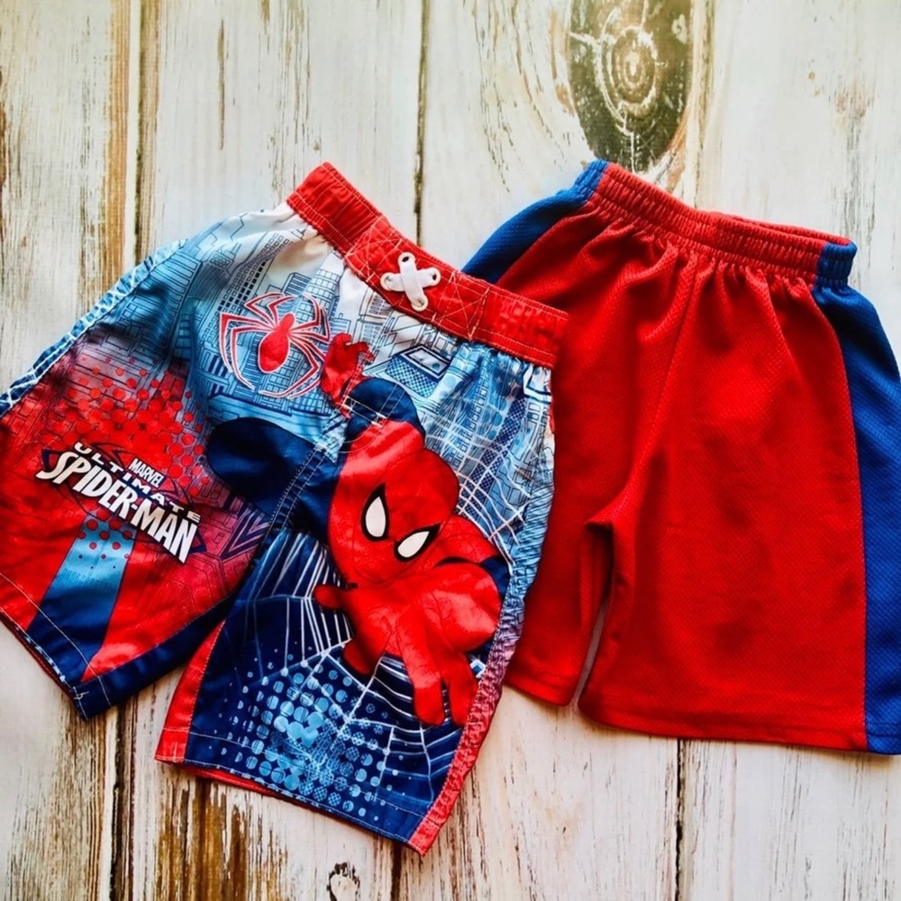 Marvel Spider-Man shorts bundle 4T